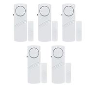 MQODLFP 5Set/Lot Antifurto Senza Fili Porta e Finestra Allarme Sensore Magnetico Allarme Intelligente Protezione Della Casa di Sicurezza Porta Finestra All