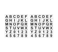 MQODLFP Lettera Stencil Per Dipingere Su 72 Pezzi Lettere e Numeri Stencil Scrittura Riutilizzabile Modelli