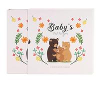 MQODLFP Libro dei ricordi del bambino, album fotografico, diario della gravidanza, animale, ricordo carino, record, diario della crescita, conto manuale, alta qualità, D