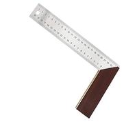 MQPALZKD 1 Pz 90 Gradi 250mm A Forma Di L-a Forma Di Legno Angolo Righello Quadrato Gola Quadrato Righello Strumenti Di Misurazione Del Carpentiere