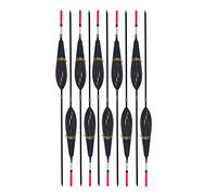 MQPALZKD 10pcs Pesca Bobber Cork Floats 18.5 cm / 7.28in Antenna Balsa Wood 1G Hard Long Tail Vertical Gloats