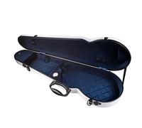 MQPALZKD 4/4 violino custodia triangolare in fibra di carbonio custodia for violino con igrometro custodia rigida for violino protezione forte