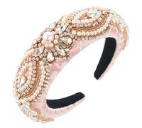 MQPALZKD Accessori for capelli Fasce for capelli con perle e diamanti Walkout for donna Forcina con teschio alto