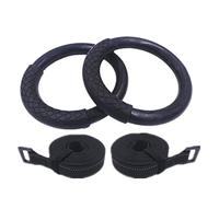 MQPALZKD Addominali Gym Anelli Anelli di Ginnastica con Cinghie Regolabili con Manico in Schiuma for Esercizio Muscolare Fitness Pull ups