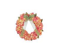 MQPALZKD Autumn Color Door Hanging Hydrangea Garland Door Hanging Flower Decoration Garden Wind Wall Hanging(35CM)