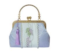 MQPALZKD Borsa a tracolla Borsa a tracolla da donna fatta a mano con cornice