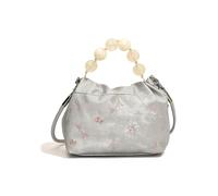 MQPALZKD Borsa a tracolla Borsa cinese a mano trasparente e vivida for donna