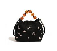 MQPALZKD Borsa a tracolla da donna cinese, borsa a mano, punto chiaro e vivido