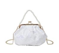 MQPALZKD Borsa Cheongsam in stile cinese, borsa a tracolla con tracolla singola, paillettes vintage da donna, borsa tascabile color oro antico