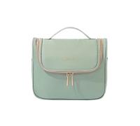 MQPALZKD Borsa cosmetica da appendere da donna Borsa da viaggio for cosmetici di grande capacità Portaoggetti da toeletta Organizzatore di valigetta for trucco(Blue,White)