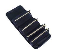MQPALZKD Borsa cosmetica rimovibile portatile 4 in 1 di grande capacità Borsa da appendere pieghevole multifunzionale(Blue,White)