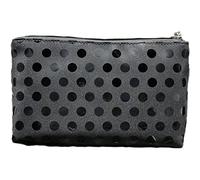 MQPALZKD Borsa for cosmetici portatile Garden Point nera Borsa for cosmetici alla moda conveniente Borsa for la conservazione di grande capacità