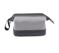 MQPALZKD Borsa For Il Trucco A Doppio Strato Di Separazione Borsa Da Toilette Portatile Portatile Borsa Da Viaggio For Uomo