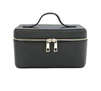 MQPALZKD Borsa for la cassa del toilette da viaggio in cuoio diviso for ladies da donna Borsa cosmetica for le donne for le donne