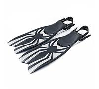 MQPALZKD Comfort Flessibile for Adulti TPR. Non scivolato Nuoto Immersioni Profonde Alette Alette in Gomma Snorkeling Professionale Regolabile(Blanco,L)