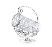 MQPALZKD Creativo Portabottiglie In Metallo Vintage Bottle Bar Espositore For La Casa Staffa For Armadietto Decorazioni(Silver)