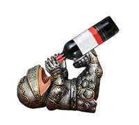MQPALZKD Cremagliera del vino Bottiglia di vino Rack Rack figurine in resina Scultura Cavaliere del cavalletto del vino Decorazione della casa Ornamenti