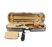 MQPALZKD Custodia for violino rettangolare di dimensioni standard in nabuk Custodia for violino 4/4 di grandi dimensioni con cintura igrometrica