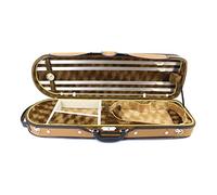 MQPALZKD Custodia for violino rettangolare di dimensioni standard in nabuk Custodia for violino 4/4 di grandi dimensioni con cintura igrometrica