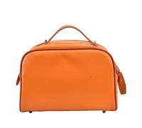 MQPALZKD Doppia cerniera con borsa for il trucco divisorio, custodia for articoli da toeletta portatile in pelle PU