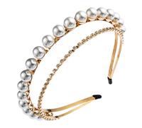 MQPALZKD Fasce for capelli Fascia for capelli con perle forestali Accessori for capelli multistrato con strass colorati