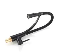 MQPALZKD Nero rubinetto della cucina girevole tirare giù rubinetto della cucina Kitchen Sink Tap piattaforma ha montato il miscelatore calda e fredda acqua del rubinetto di acqua del rubinetto
