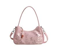 MQPALZKD Ravioli cinesi a mezzaluna for le donne Borsa a tracolla in raso con perline in stile cinese
