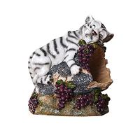 MQPALZKD Resina Sleeping Tiger Wine Rack Decorative Tree Stump Grape Bottle Rack SET Set di vino Decorativo Set di vino
