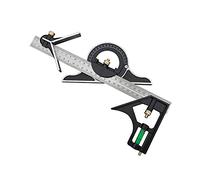 MQPALZKD Righello regolabile 3 in 1 Goniometro ad angolo quadrato multi combinazione 12 '' Righello universale Set di misurazione ad angolo retto Strumenti
