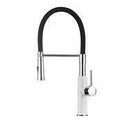 MQPALZKD Rubinetto della cucina 2 Funzione becco miscelatore della cucina del rubinetto fredda e lavandino rubinetto 'acqua calda Pull Down Water Rubinetti