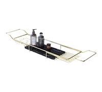 MQPALZKD Scaffale a retrattile Bagno in acciaio inox vasca da bagno for vasca da bagno vassoio vassoio cucina Organizzatore del bagno