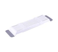 MQPALZKD Scaffale for vasca da bagno retrattile Scaffale for vaschetta for vaschetta da bagno Scalatore di scarico scalabile Multi-Function Asciugamano Asciugamani Organizer Shelf Tools Tools