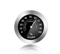 MQPALZKD Termometro for auto Igrometro Mini misuratore di umidità della temperatura for auto meccanico Termometro for incubatrice for frigorifero interno(Blue,White)
