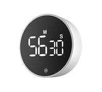 MQPALZKD Timer da cucina digitale a LED Cucinare Doccia Studio Cronometro Sveglia Conto alla rovescia elettronico magnetico