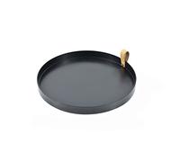 MQPALZKD Vassoio portaoggetti rotondo semplice Tavolo da camera da letto portatile Organizer for esposizione di articoli vari for cosmetici decorativi