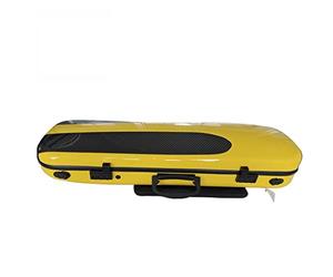 MQPALZKD Violino regolabile in fibra di carbonio Dimensioni 4/4 3/4 1/2 con custodia for violino dura leggera e leggera(4/4)