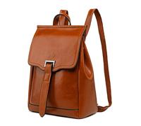 MQPALZKD Zaino in pelle femmina di moda zaino femminile sacca for la scuola di grande capacità(C)