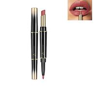 MQSHUHENMY 16 Color Long Lasting Lipstick Lip Liner Combo, Double-Ended Lipstick Automatic Lip Liner, Automatic Lip Liner Combo, for Daily/Travel/Party/Work (#2)