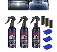 MQSHUHENMY Multi-Functional Coating Renewal Agent, 3 in 1 High Protection Quick Car Coating Spray, Ceramic Coating for Cars, 4.3oz Car Coating Agent Spray, 3 in 1 Ceramic Car Coating Spray (3Pcs)