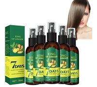 MQSHUHENMY Olio di Crescita per Capelli Shouga Kingu, Olio di Zenzero Germinal 7 Giorni, Spray Giapponese Shougagro (5 Pezzi)