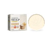MQSHUHENMY Shampoo e Balsamo All'Acqua di Riso, Barra Anti-Caduta 2 in 1, Fermentato per Crescita e Idratazione Capelli, Sapone Solido Inodore (1 Pezzo)