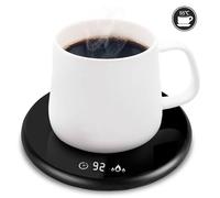 MQUPIN Scaldatazzine da caffè, scaldatazze elettrico intelligente con tecnologia Touch e retroilluminazione a LED, tazza da caffè, scaldatazze da latte con due impostazioni di temperatura