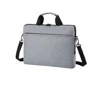 MQVQAUBST Borsa for laptop Custodia a tracolla Borsa a tracolla for notebook 13.3 14 15.6 "Adatta for Lenovo/HP/Huawei/Asus/Dell/Samsung(Gray,13 13.3 14 inch)