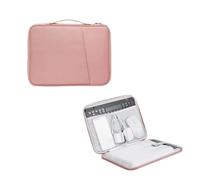 MQVQAUBST Borsa for laptop Custodia protettiva imbottita for tablet da 10.8-13 pollici Custodia protettiva adatta for Xiaomi Pad 5 6 7 8 Pro 11.2 SE 11 12.1 pollici(Pink,12.9-13inch)