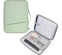 MQVQAUBST Borsa for tablet adatta for Huawei MatePad 11.5 SE 11 Air 11.5S Custodia portatile con cerniera a doppio senso da 12 pollici Custodia portatile antiurto(Green,MatePad 11.5 S)
