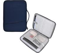 MQVQAUBST Borsa for tablet adatta for Huawei MatePad 11.5 SE 11 Air 11.5S Custodia portatile con cerniera a doppio senso da 12 pollici Custodia portatile antiurto(Navy,MatePad SE 11)