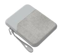 MQVQAUBST Custodia da trasporto for tablet da 8-13 pollici adatta for iPad/Samsung/XiaoMi/Lenovo, borsa protettiva con tasca(Light Gray,11 inch)
