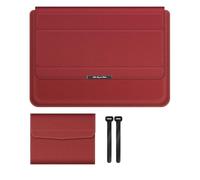 MQVQAUBST Custodia for notebook PU antiacqua adatta for Huawei Matebook D16 D15 D14 13S 14S E Pro Borsa for laptop Custodia con custodia(Red,For Mate book 13)