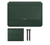 MQVQAUBST Custodia for notebook PU antiacqua adatta for Huawei Matebook D16 D15 D14 13S 14S E Pro Borsa for laptop Custodia con custodia(Green,For Mate book X Pro)