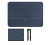 MQVQAUBST Custodia for notebook PU antiacqua adatta for Huawei Matebook D16 D15 D14 13S 14S E Pro Borsa for laptop Custodia con custodia(Dark Blue,For Mate book D 14)